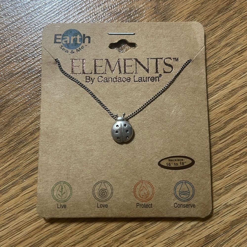 Elements by Candace Lauren Necklace Lady Bug